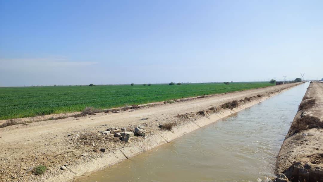 تأمین آب در انتهایی ترین نقاط شبکه آبیاری شمال شرق اهواز انجام شد
